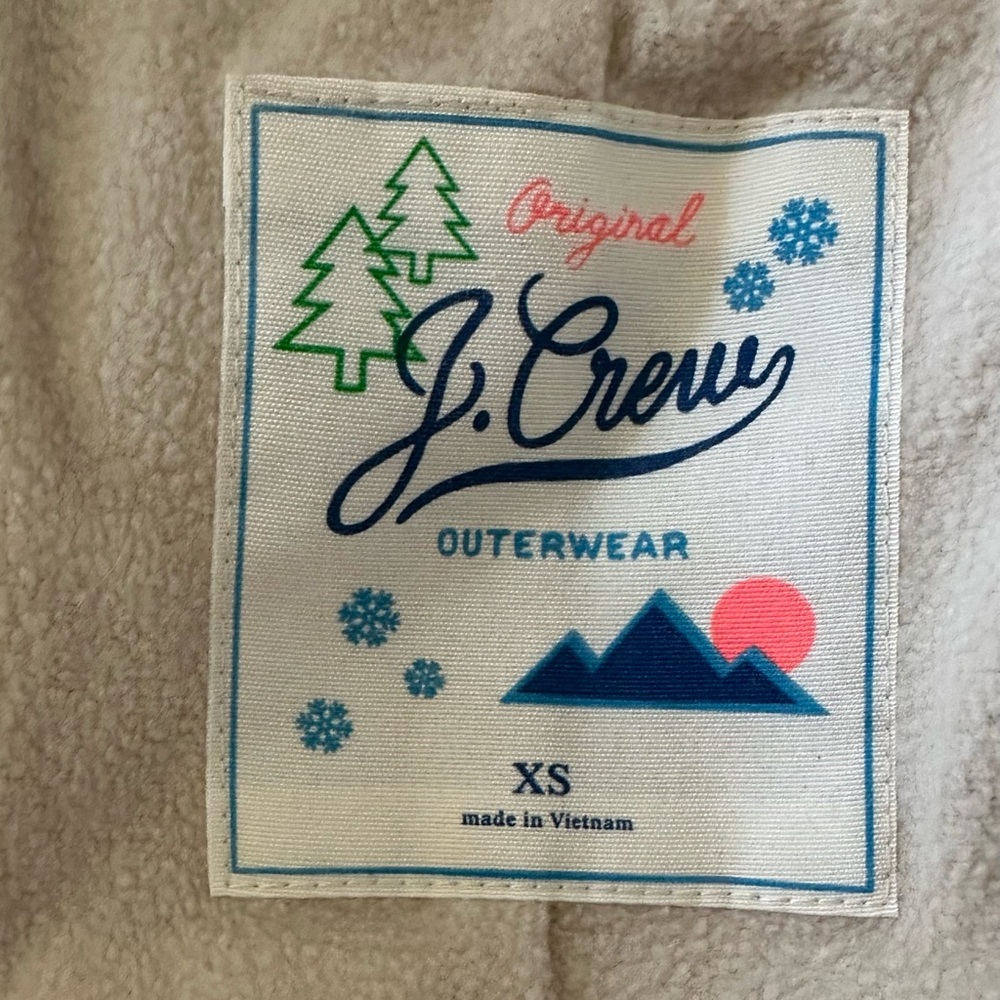 J.Crew Cream Outerwear XS